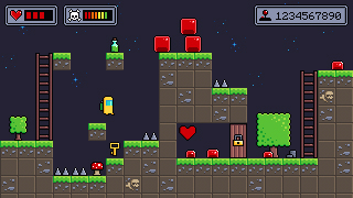 超级简易免费像素平台游戏套装素材