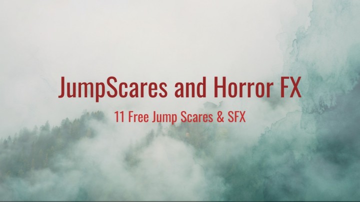 11个免费的以突发惊吓为重点的恐怖游戏音效素材
