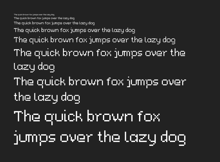 免费的复古Eazygoin像素字体素材