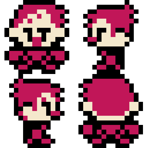 10个免费的自上而下四向行走像素NPC动画素材05