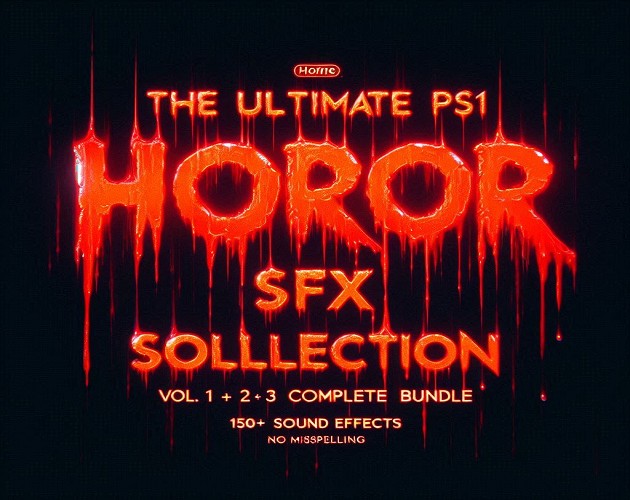 56个专业PS1风格恐怖游戏音效素材