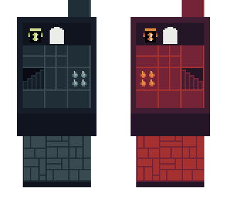 简单免费色彩缤纷的像素地牢图块集素材