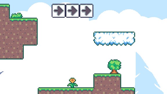 免费的小型16*16像素平台游戏冰雪图块集素材