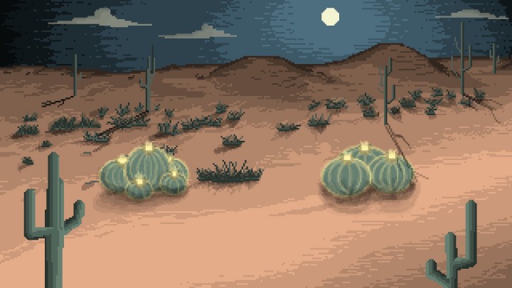 一组免费的320*180像素沙漠背景图片素材