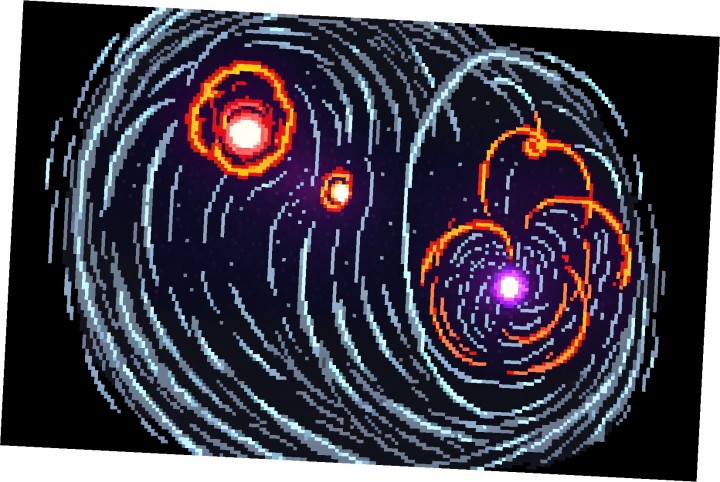 10款精美的静态像素太空星球大战背景图片素材