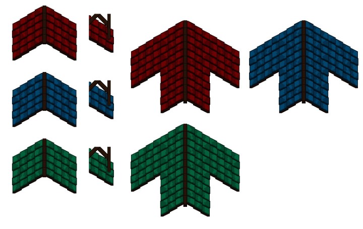 一组免费的奇幻像素艺术房屋建筑素材