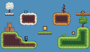 免费的初学者像素平台游戏入门套件素材