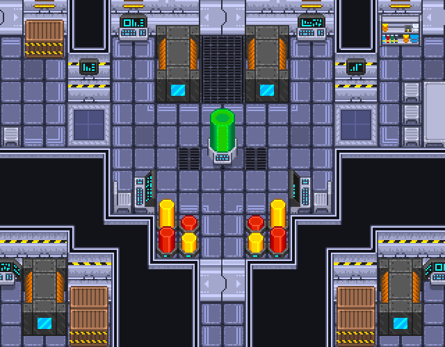 16*16自上而下的奇幻梦境像素实验室图块集素材