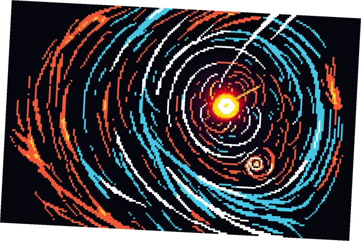 10款精美的静态像素太空星球大战背景图片素材