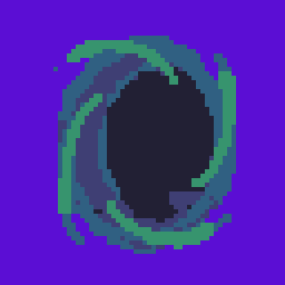 3种颜色的高品质像素动画传送门素材