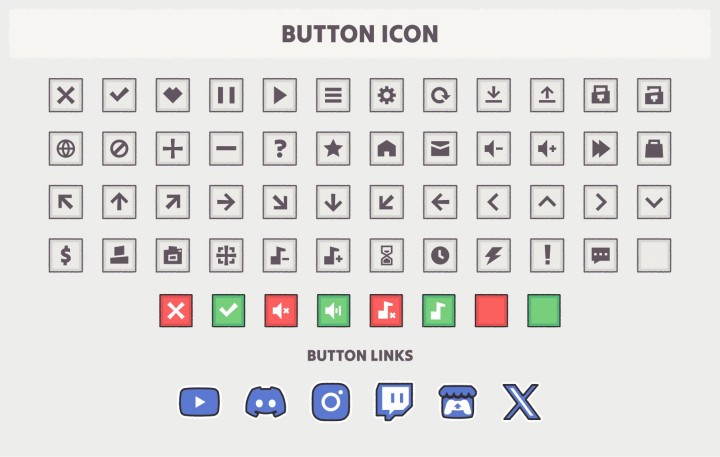 80+的免费精美2D游戏UI素材