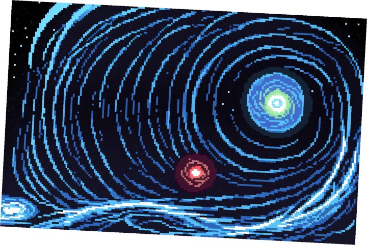 10个精美的静态像素太空星战背景图片素材