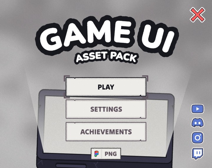 80+的免费精美2D游戏UI素材