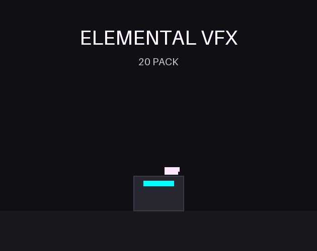 20种独特、高保真像素元素动画特效素材