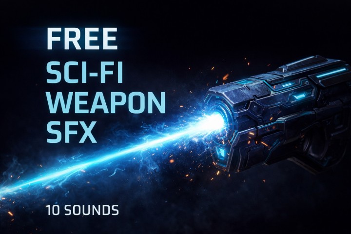 10个免费的高质量科幻游戏武器音效素材