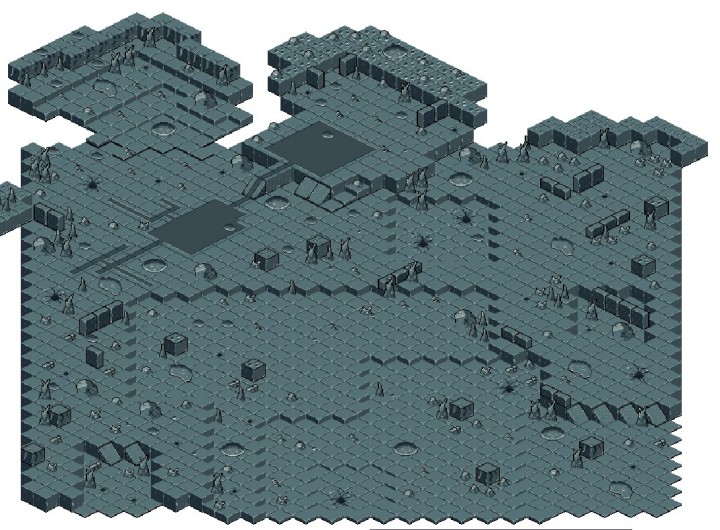 免费的32*32像素太空等距图块集素材