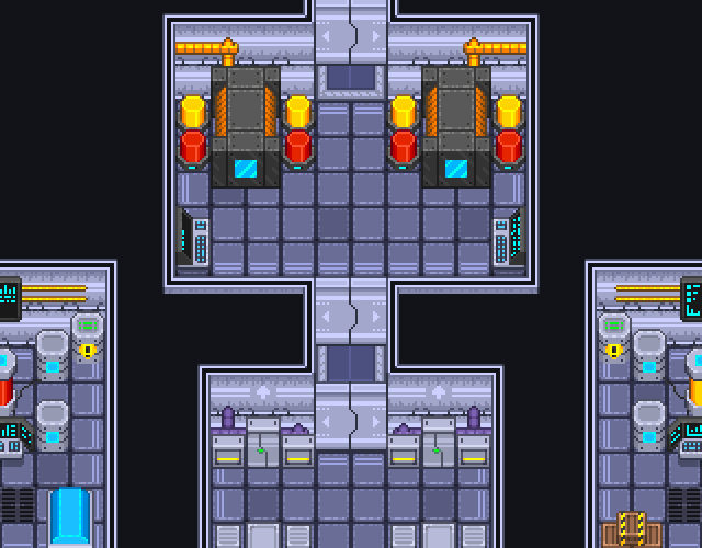 16*16自上而下的奇幻梦境像素实验室图块集素材