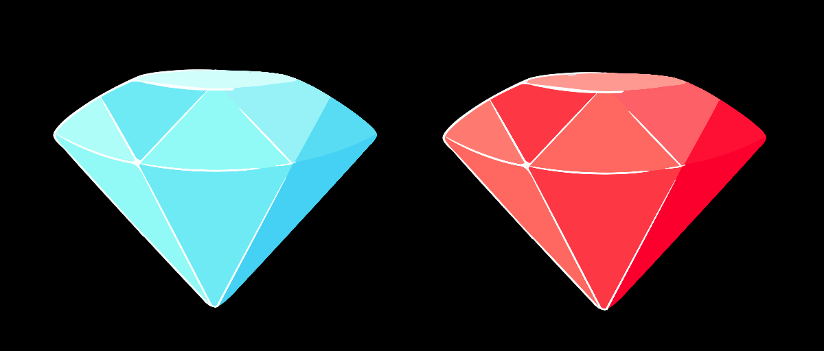 8个高清流畅的2D旋转硬币和宝石动画素材