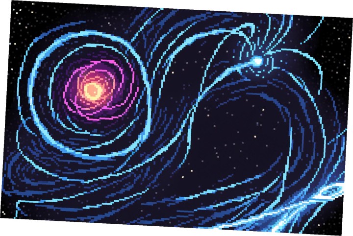 10个精美的静态像素太空星战背景图片素材