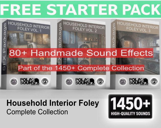 80+的免费家庭室内拟音音效素材