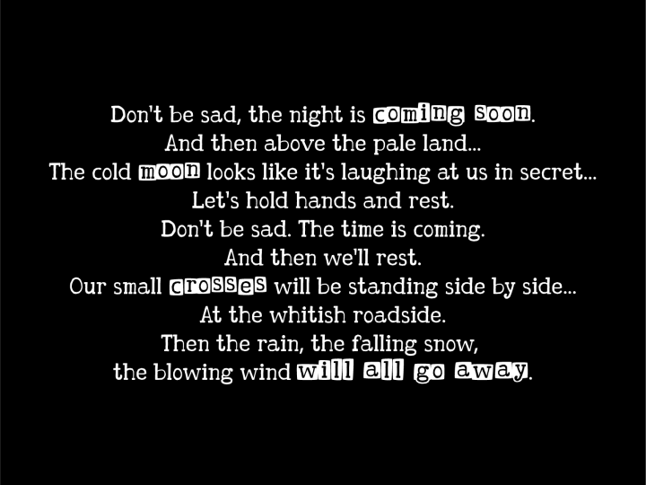 免费的独特氛围Noir Lullaby字体素材