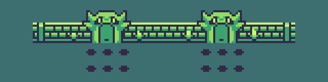 8*8的复古Gameboy风格像素地牢图块集素材