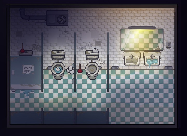 13个粗狂的都市像素浴室内饰素材