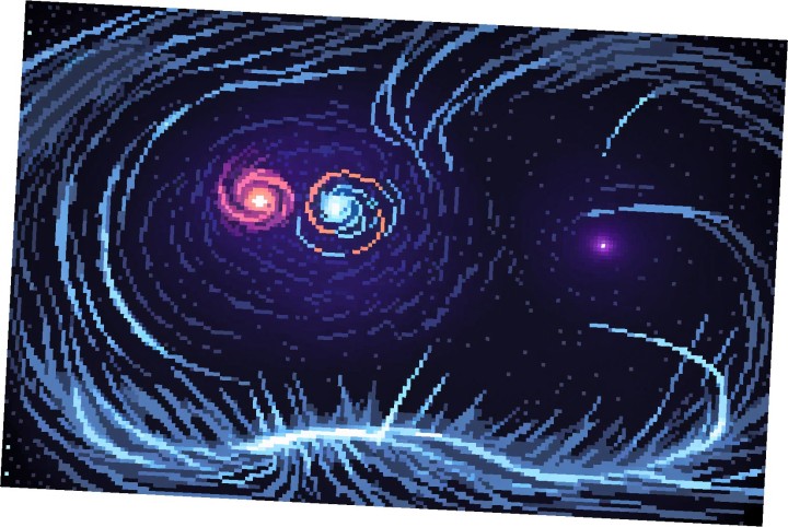 10个精美的静态像素太空星战背景图片素材