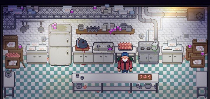 25个脏兮兮的有使用痕迹的粗狂像素厨房内饰素材