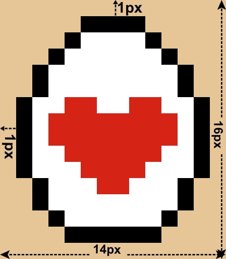 64款独特的像素艺术风格彩蛋素材