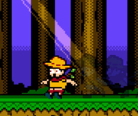 免费的精美8位像素风格冒险角色动画素材