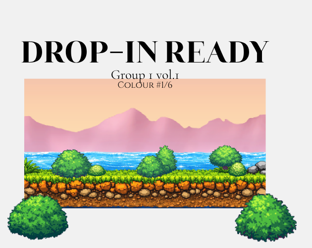 360个AI辅助生成的像素植物灌木素材