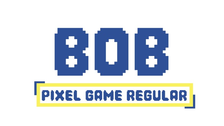完美适用于复古和像素艺术游戏的免费像素字体素材