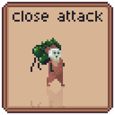 免费的横版像素自然界亡灵敌人动画素材