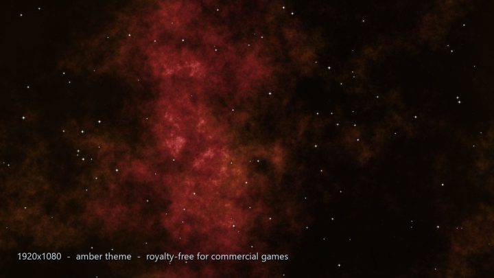 12个层叠式、无缝滚动2D星云太空背景图片素材