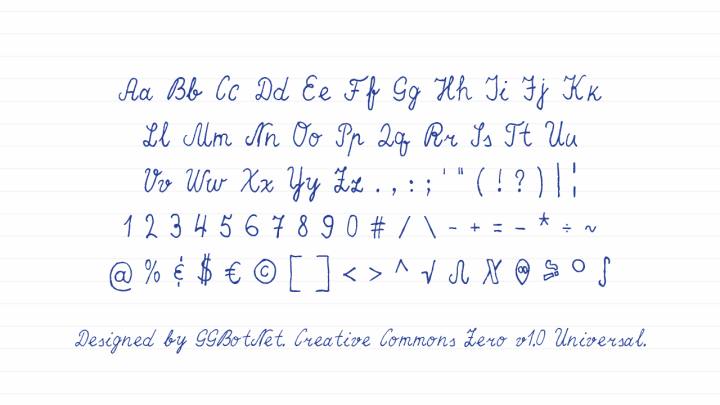 免费的不规则手写Eratic Cursive字体素材