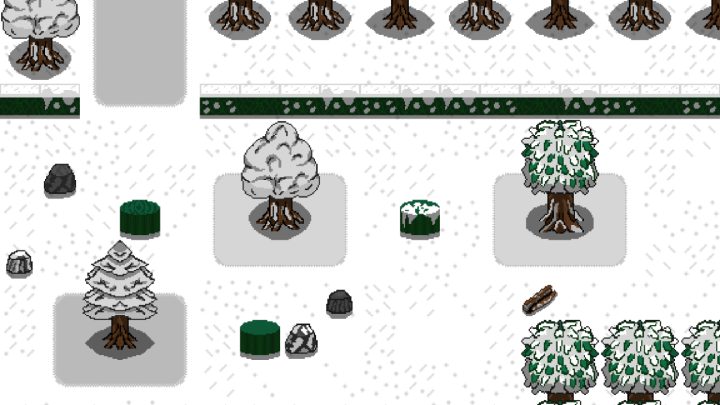 免费32*32像素雪景自然图块集素材